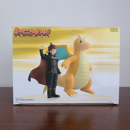 LANCE & DRAGONITE - POKEMON SCALE WORLD (BANDAI)